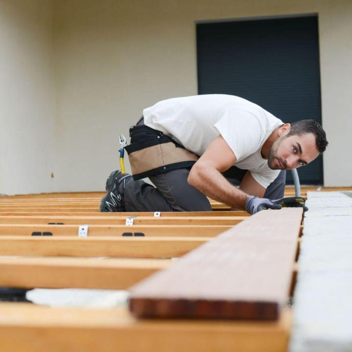 Installation de plancher bois franc, Montréal
